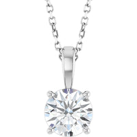 Classic Solitaire Pendant