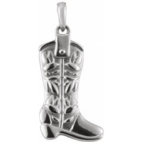 Western Bloom Boot Pendant