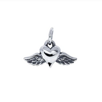 Heart & Wings Charm