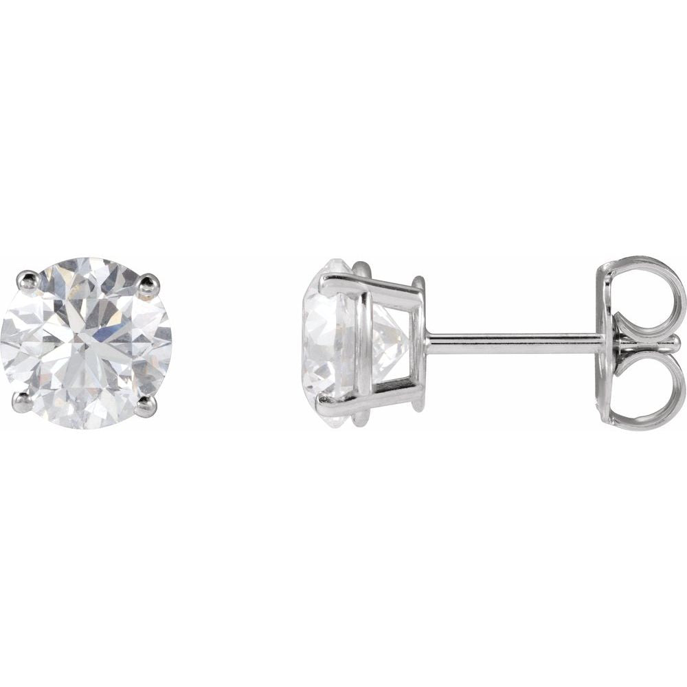 Classic Round Diamond Studs