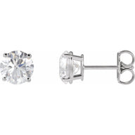 Classic Round Diamond Studs