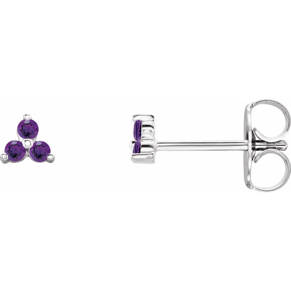 Three Stone Earrings