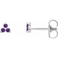Three Stone Earrings