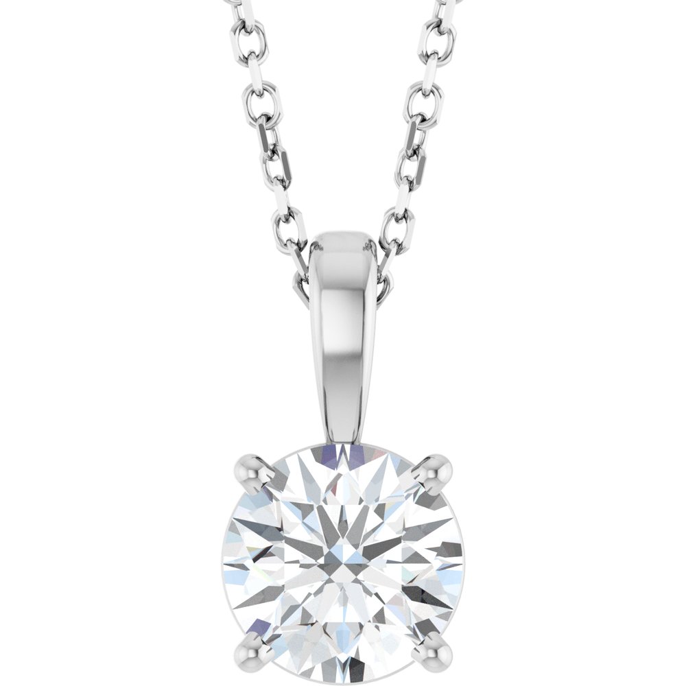 Classic Solitaire Pendant