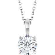 Classic Solitaire Pendant