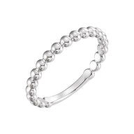 Dainty Beaded Ring