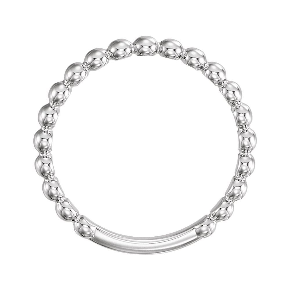 Dainty Beaded Ring
