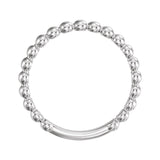 Dainty Beaded Ring