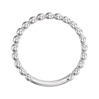 Dainty Beaded Ring