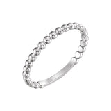 Dainty Beaded Ring