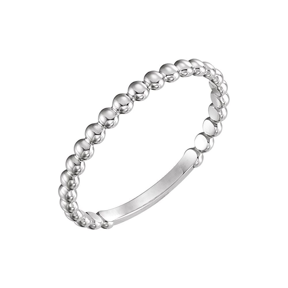 Dainty Beaded Ring