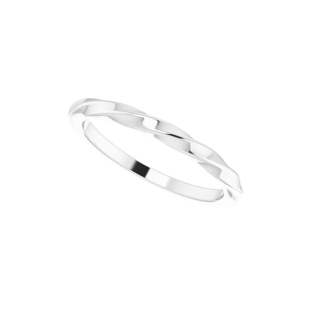 Woven Gleam Stackable Ring