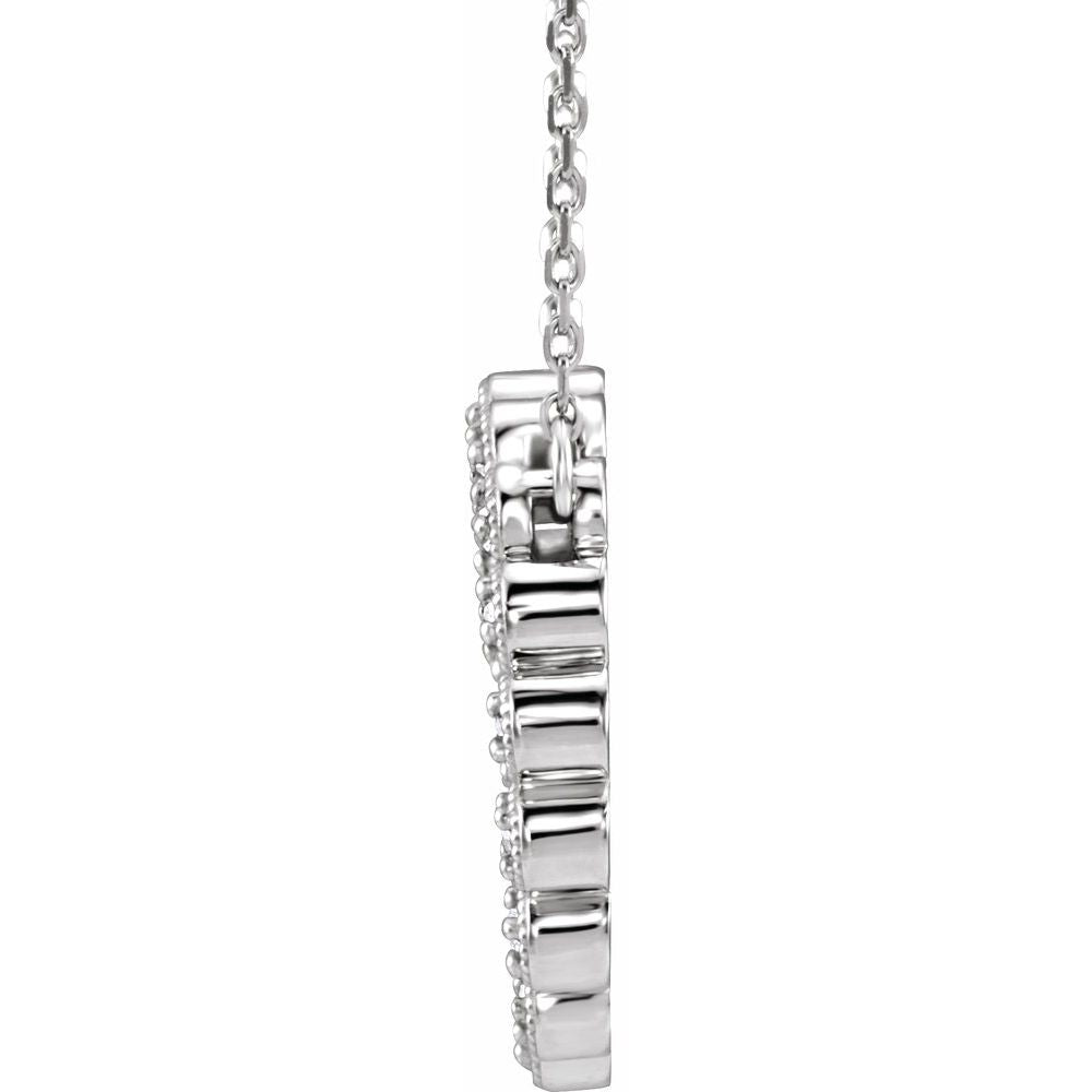 Infinity Sparkle Halo Necklace