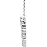 Infinity Sparkle Halo Necklace