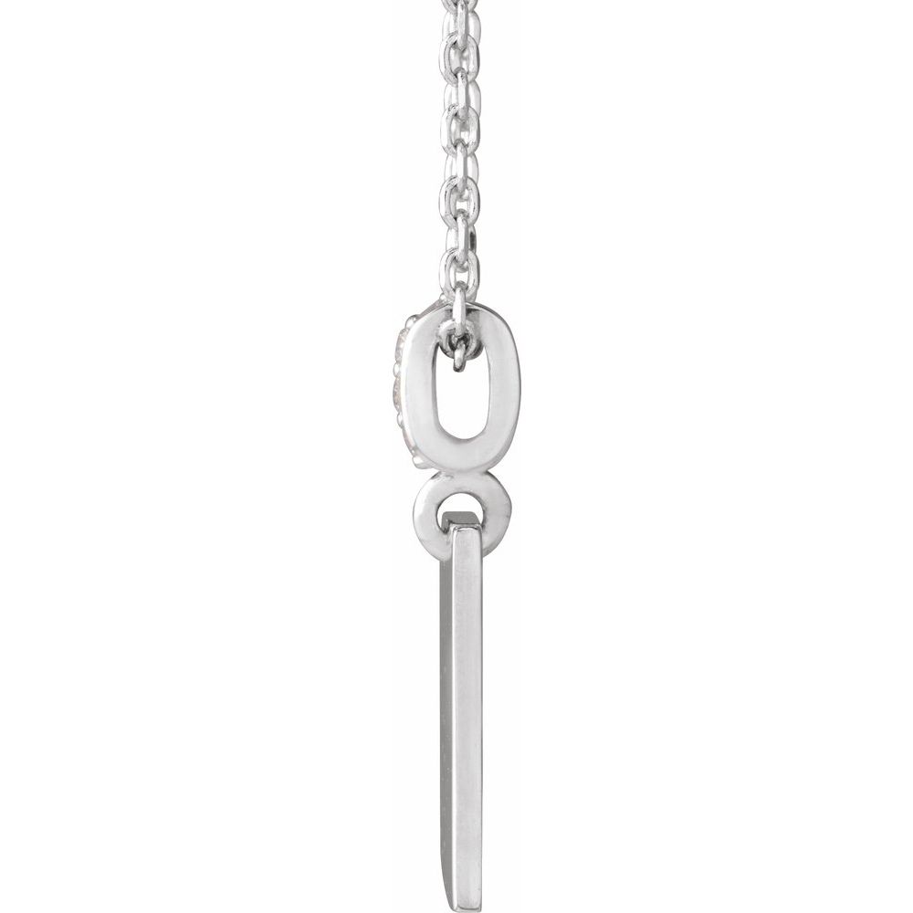 Bold Faith Diamond Tag Pendant