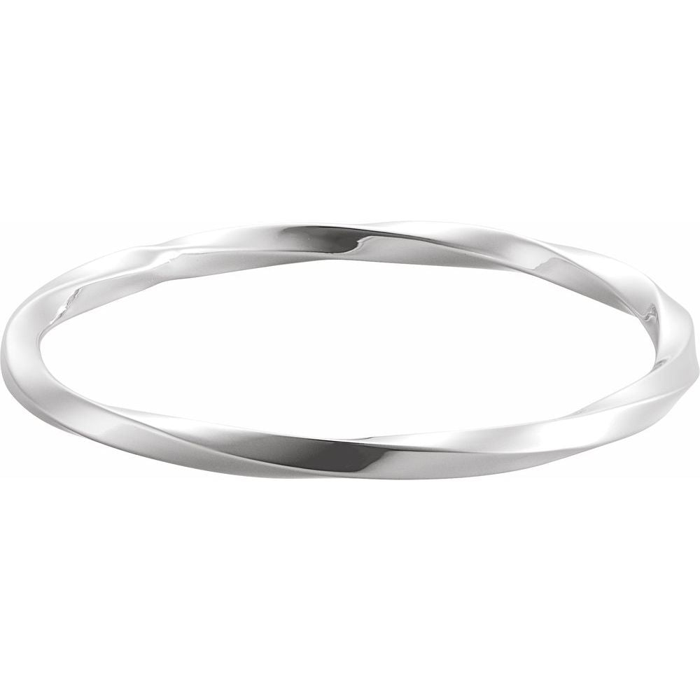 Sculpted Twist Bangle