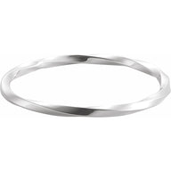 Sculpted Twist Bangle
