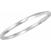 Sculpted Twist Bangle
