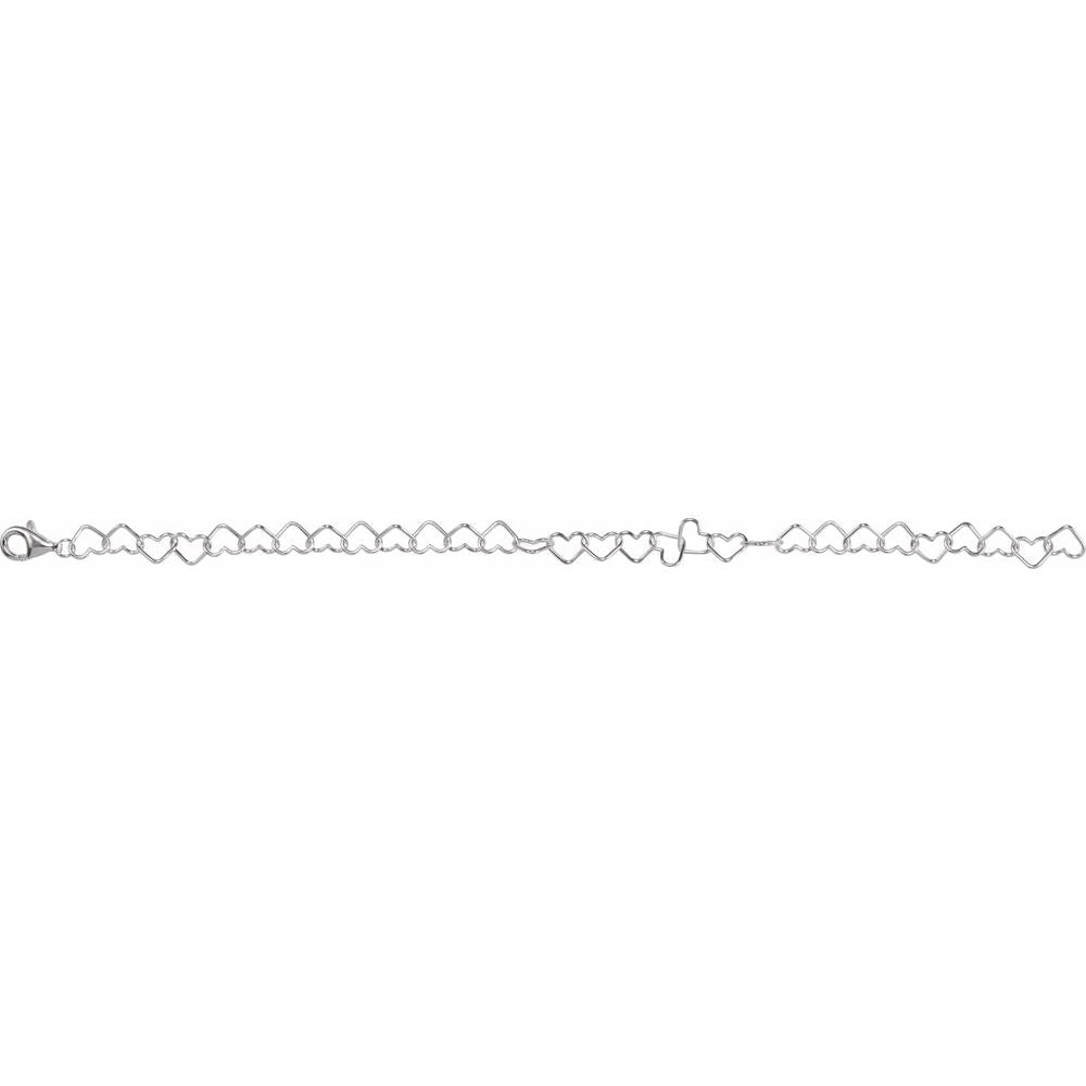Open Heart Bracelet