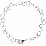 Open Heart Bracelet