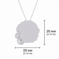 Afro Elegance Pendant