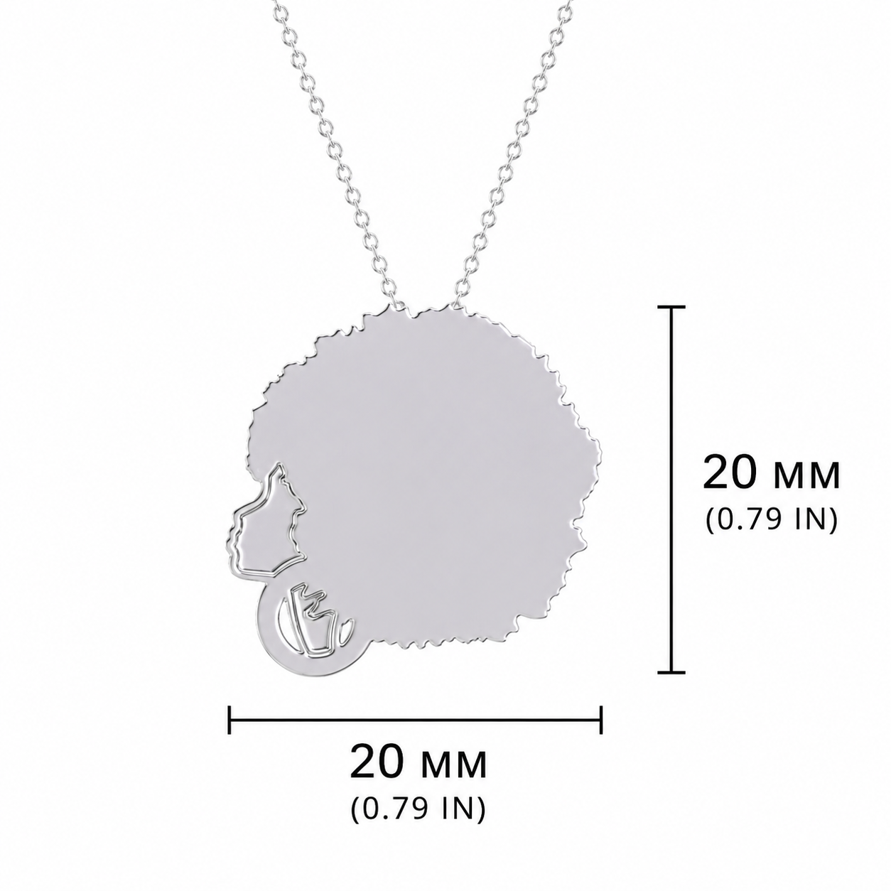 Afro Elegance Pendant
