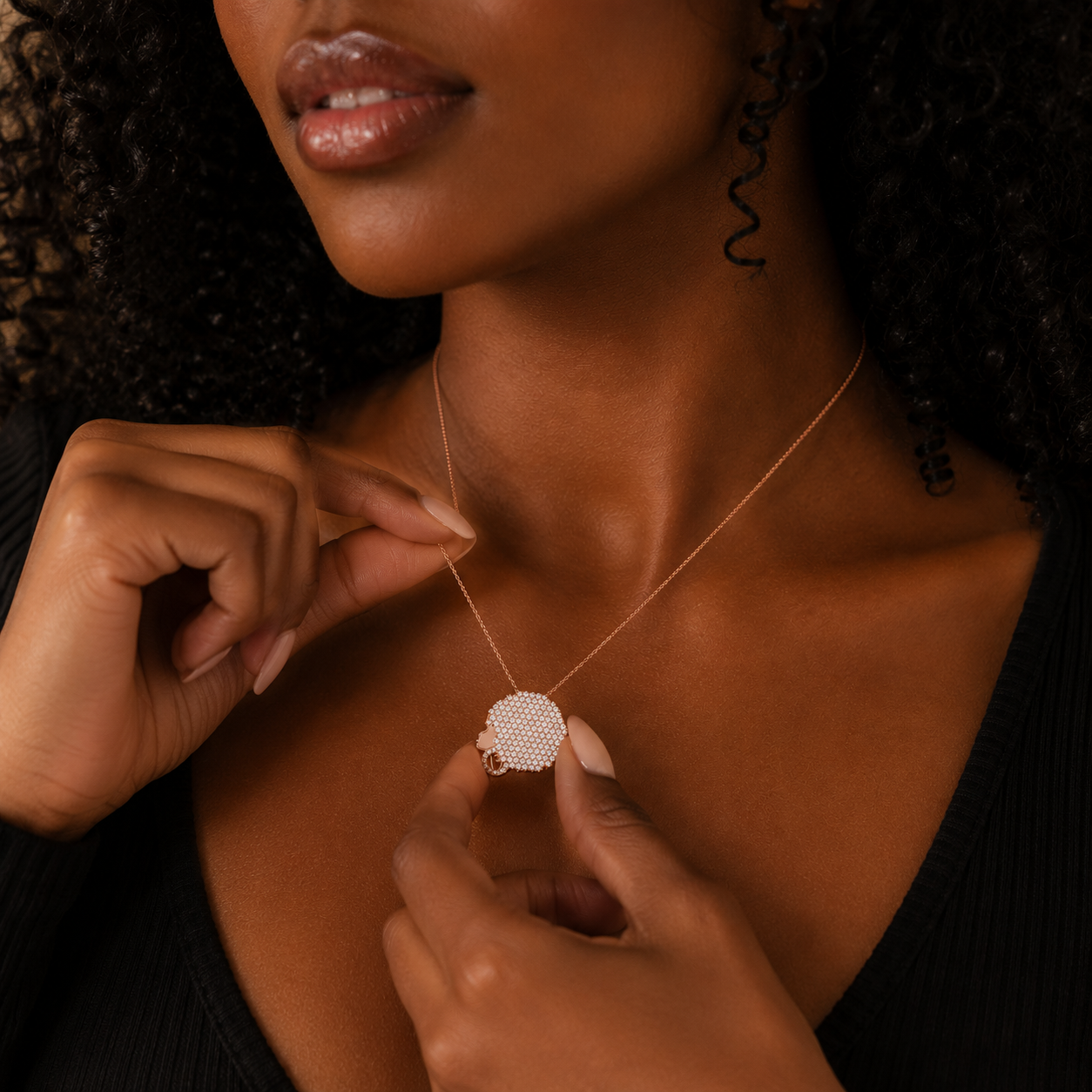 Afro Pendant