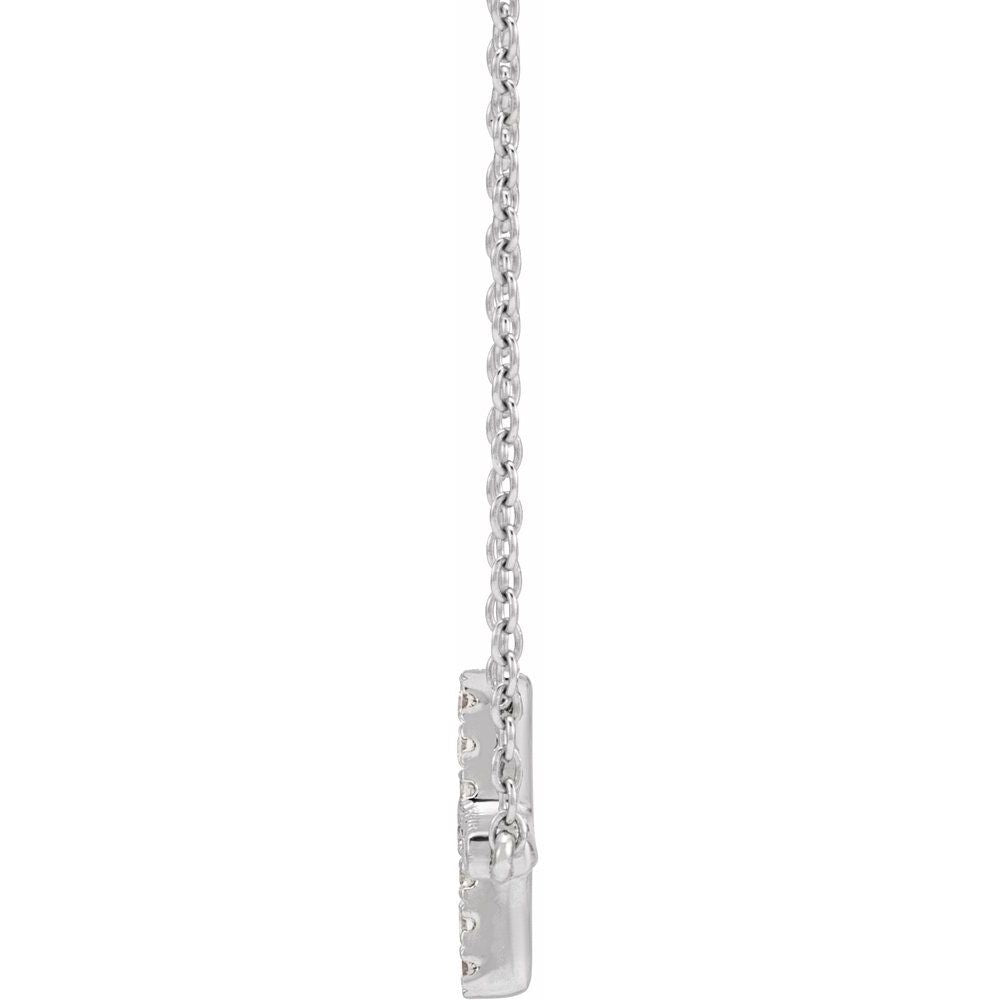 Grace Line Cross Necklace