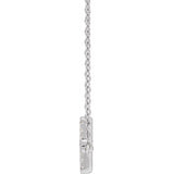 Grace Line Cross Necklace