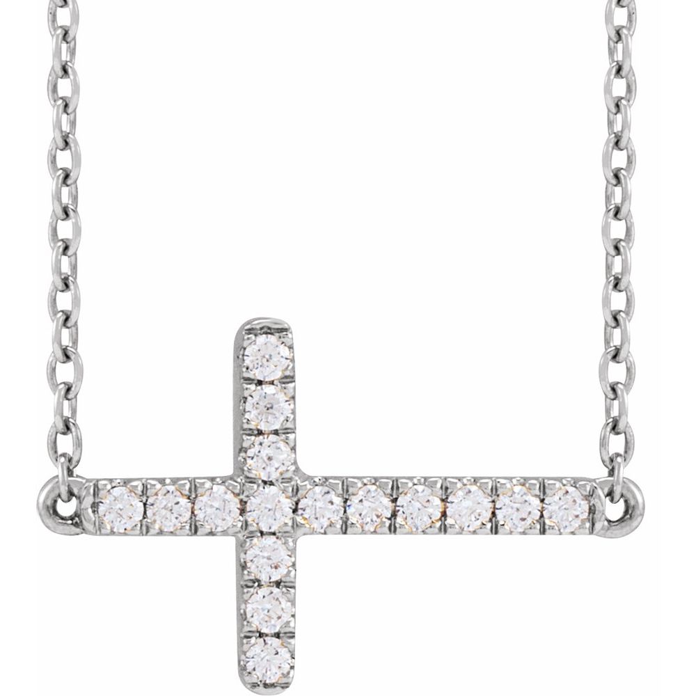 Grace Line Cross Necklace