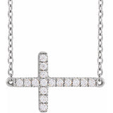 Grace Line Cross Necklace