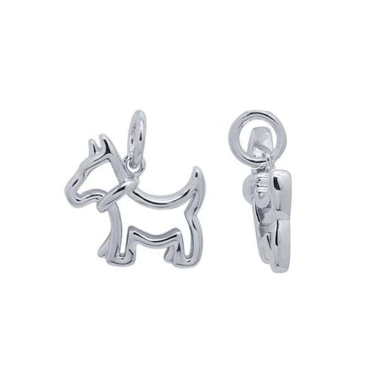 Cut Out Dog Charm