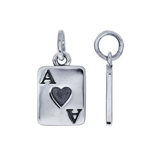 Ace Of Hearts Charm